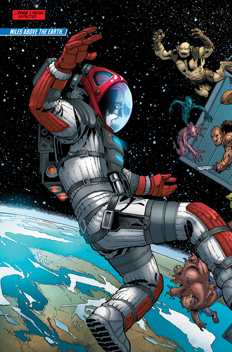 Illustration for article titled Exclusive preview: Kate Kane goes to space with a new team in Batwoman #35